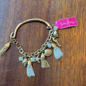 Lilly Pulitzer Gold Charm Bracelet
